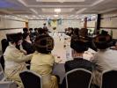 קהל חסידי לעלוב בראשות הגה"צ המשפיע רבי יוסף חיים בידערמאן שליט"א אויף א 'מסע התעוררות' אין ליזענסק