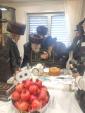 אדמור"ים ורבנים באטייליגן זיך ביי אן סיום כתיבת ספר תורה בראשות כ"ק אדמו"ר ממאקאווע שליט"א
