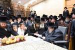 כ"ק אדמו"ר מבעלזא שליט"א ביי קבלת קהל פאר א חלק פון די בני חוץ לארץ וועלכע זענען זיך געקומען מסתופף זיין בצל הקודש