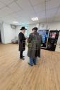 רוסישער הויפט רב הרב לאזאר ביים אפגעבן זיין שטימע אין די נאציאנאלע פארלאמענט וואלן, טראץ די טירדות החג.