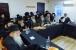 אוקראינישע רעגירונגס באאמטע אין א ספעציעלע זיצונג מיט רבני ומשפיעי ברסלב און יו"ר 'איחוד ברסלב' לקראת דעם גרויסן 'קיבוץ' אין אומאן