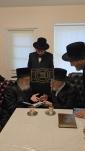 כ"ק אדמו"ר ממונקאטש שליט"א באזוכט ביי כ"ק אדמו"ר מליסקא שליט"א