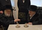 כ"ק אדמו"ר ממונקאטש שליט"א באזוכט ביי כ"ק אדמו"ר מליסקא שליט"א
