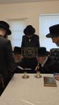 כ"ק אדמו"ר ממונקאטש שליט"א באזוכט ביי כ"ק אדמו"ר מליסקא שליט"א