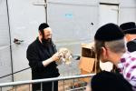 בילדער: כפרות שלאגן אין בני ברק ערב יום כיפור