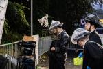 כ"ק אדמו"ר מסאטמאר שליט"א ביים מקיים זיין מנהג כפרות ערב יום הקדוש פארטאגס ביים נייעם סאטמאר פלייש לאקאציע אין קרית יואל