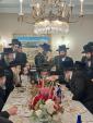 מעמד לחיים וחתימת שטרות בראשות כ"ק אדמו"ר מסאַטמאַר שליט"א, אין שטוב פון הרבני הנגיד מו"ה ר' יוסף ארי' ברינער הי"ו