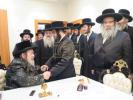 מעמד 'לחיים' ביי כ"ק אדמו"ר מוויזניץ שליט"א לרגל די שידוך שליסן פון א אור אייניקל