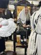 כ"ק אדמו"ר מבית מרדכי שליט"א ביי א ברית פון אחד מחסידו היינט אינדערפרי