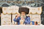 מעמד נעילת החג און הקפות שניות ביי כ"ק ראש ישיבת סאטמאר בני ברק שליט"א
