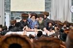 מעמד נעילת החג און הקפות שניות ביי כ"ק ראש ישיבת סאטמאר בני ברק שליט"א