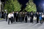 געהויבענער מעמד 'קבלת פנים' אין קרית יטב לב לכבוד דעם מרא דאתרא הגה"צ רבי אהרן טייטלבוים שליט"א לרגל זיין זיך אריין ציען אין שטאט