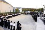 געהויבענער מעמד 'קבלת פנים' אין קרית יטב לב לכבוד דעם מרא דאתרא הגה"צ רבי אהרן טייטלבוים שליט"א לרגל זיין זיך אריין ציען אין שטאט