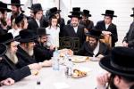 געהויבענער מעמד 'קבלת פנים' אין קרית יטב לב לכבוד דעם מרא דאתרא הגה"צ רבי אהרן טייטלבוים שליט"א לרגל זיין זיך אריין ציען אין שטאט