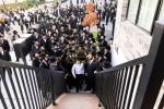 געהויבענער מעמד 'קבלת פנים' אין קרית יטב לב לכבוד דעם מרא דאתרא הגה"צ רבי אהרן טייטלבוים שליט"א לרגל זיין זיך אריין ציען אין שטאט
