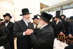היסטארישער מעמד חנוכת הבית אין ירושלים עיה"ק   פאר'ן "מרכז רופא חולים בארה"ק - בנין משפחת ווייס"