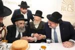 היסטארישער מעמד חנוכת הבית אין ירושלים עיה"ק   פאר'ן "מרכז רופא חולים בארה"ק - בנין משפחת ווייס"