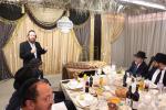 רייכע סעודת הושענא רבא במעונו פון הגאון ר' משה שטערנבוך שליט"א פאר תומכי כוללי תשובות והנהגות בראשותו