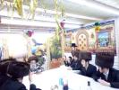 כ"ק גאב"ד וואודריזש שליט"א ביי די הושענות חוה"מ סוכות