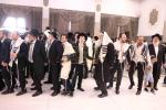 'ברכת כהנים' אין היכל פון ישיבת טשכנוב אין רמת שלמה, ירושלים מיט דער באטייליגונג פון ארום 300 כהנים