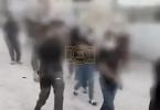 Main image for שטרענגע פאליציי אפעראציע: כוחות פאלן איבער קאמפלעקסן אין בית חנינא איבערנאכט און ארעסטירן 155 אן קיין פערמיטן