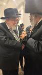 שמחת החתונה פאר אן אייניקל ביי כ"ק אדמו"ר ניקלשבורג בארא פארק שליט"א און כ"ק אדמו"ר מסטרעטין שליט"א
