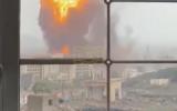 Main image for פייער באלי איבער סאנא: סאודישע אטאקע פארברענט א הוטי אויל דעפא נאך א ווארענונג