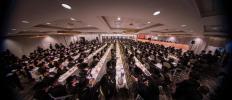 גרויסארטיגע מעמד סיום מסכת קדושין בחצר הקודש פאפא 