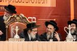 גרויסארטיגע מעמד סיום מסכת קדושין בחצר הקודש פאפא 