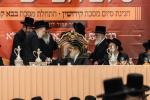 גרויסארטיגע מעמד סיום מסכת קדושין בחצר הקודש פאפא 