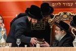 גרויסארטיגע מעמד סיום מסכת קדושין בחצר הקודש פאפא 