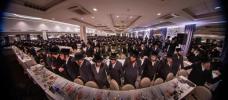 גרויסארטיגע מעמד סיום מסכת קדושין בחצר הקודש פאפא 