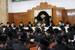 סעודת דהילולא פונעם טשעבינר רב זצוק"ל בהיכל ישיבת טשעבין בירושלים