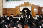 סעודת דהילולא פונעם טשעבינר רב זצוק"ל בהיכל ישיבת טשעבין בירושלים