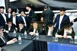 כינוס ראשי הישיבות אין באפורברייטונג צו די וואלן אין ארץ ישראל 