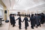 קביעות מזוזה אין די נייע סאטמארע חתונה זאל  עטרת רישא אין מאנטריאל