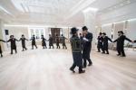 קביעות מזוזה אין די נייע סאטמארע חתונה זאל  עטרת רישא אין מאנטריאל
