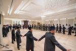 קביעות מזוזה אין די נייע סאטמארע חתונה זאל  עטרת רישא אין מאנטריאל