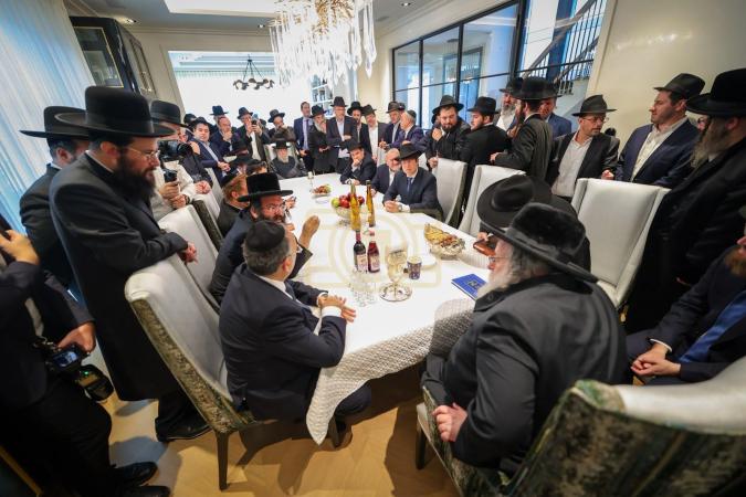 מסיבת קבלת פנים פאר הגאון רבי שאול אלתר שליט"א נעכ
