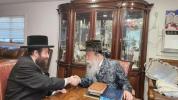 אסעמבלימאן הרב אהרן בציון ווידער אויף א באזוך ביי גדולי ישראל אין מאנסי אין באפורברייטונג צו די וואלן 