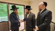אסעמבלימאן הרב אהרן בציון ווידער אויף א באזוך ביי גדולי ישראל אין מאנסי אין באפורברייטונג צו די וואלן 
