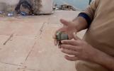 געכאפט אויף קאמערא: א געפארליכע שפיל ענדיגט זיך מיט א שרעקעדיגע גראנאט אויפרייס אין וואסער