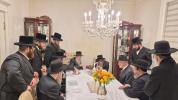 כ"ק אדמו"ר מפאלטיטשאן שליט"א באזוכט ביי זיין מחותן כ"ק ראב"ד סקווירא שליט"א אין מאנטריאל 