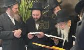 אמשינאווער חסידות טרויערט נאך די פטירה פון מרת חיה לאה מיליקאווסקי ע"ה, 34, א מאמע פון 8 קינדער