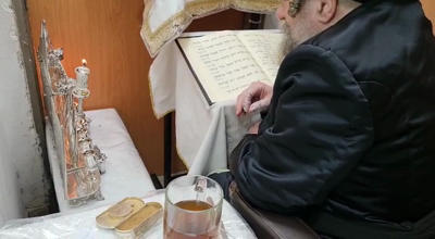 חנוכה נר ד' ביי כ"ק אדמו"ר מראחמסטריווקא שליט"א 