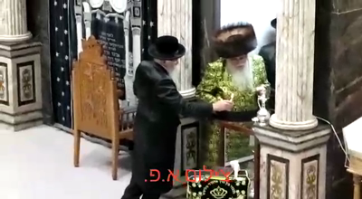 חנוכה ביי כ"ק אדמו"ר מצאנז שליט"א 