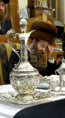 סעודת הילולא פון בעל הכנסת מרדכי מסאדיגורא זצ"ל ביי נכדו כ"ק אדמו"ר מסאדיגורא ירושלים שליט"א 