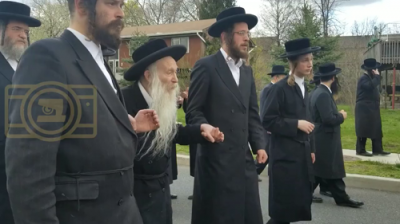 מסע הלויה פון כ"ק אדמו"ר מבאניא זצ"ל 