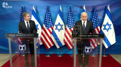 סעקרעטערי אף סטעיט ענטאני בלינקן באזוכט אין מדינת ישראל 