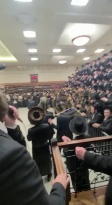 הכנסת ספר תורה לבית המדרש הגדול ספינקא לע"נ הרה"ח ר' צבי העניג ע"ה
